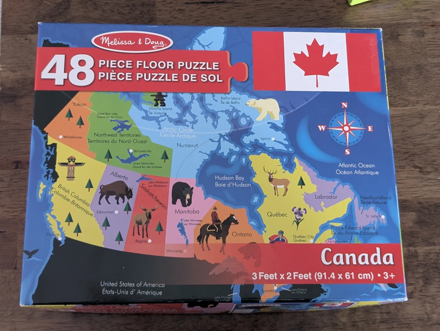 Melissa & Doug Canada 48 Piece Floor Puzzle