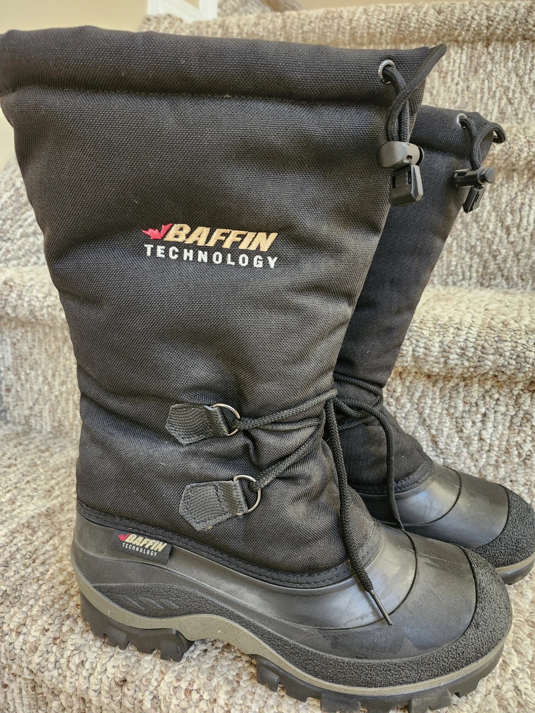 Baffin Black Winter Boots -  10W, Size 8