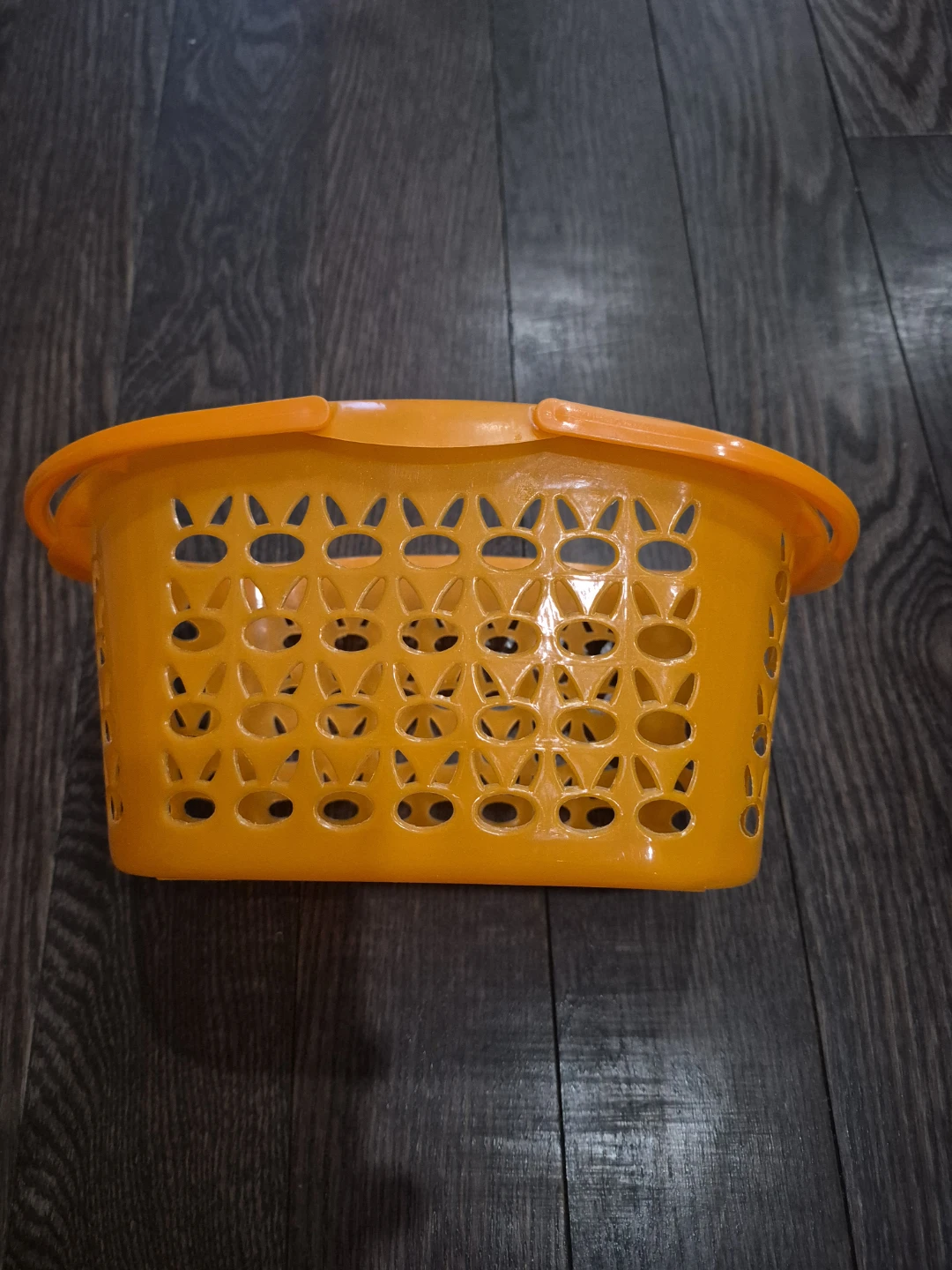 Orange Plastic Basket - photo 2