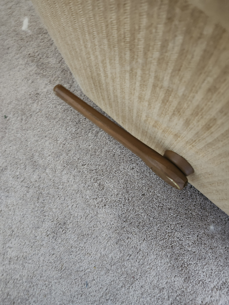 Tan Fabric Recliner Chair - photo 2