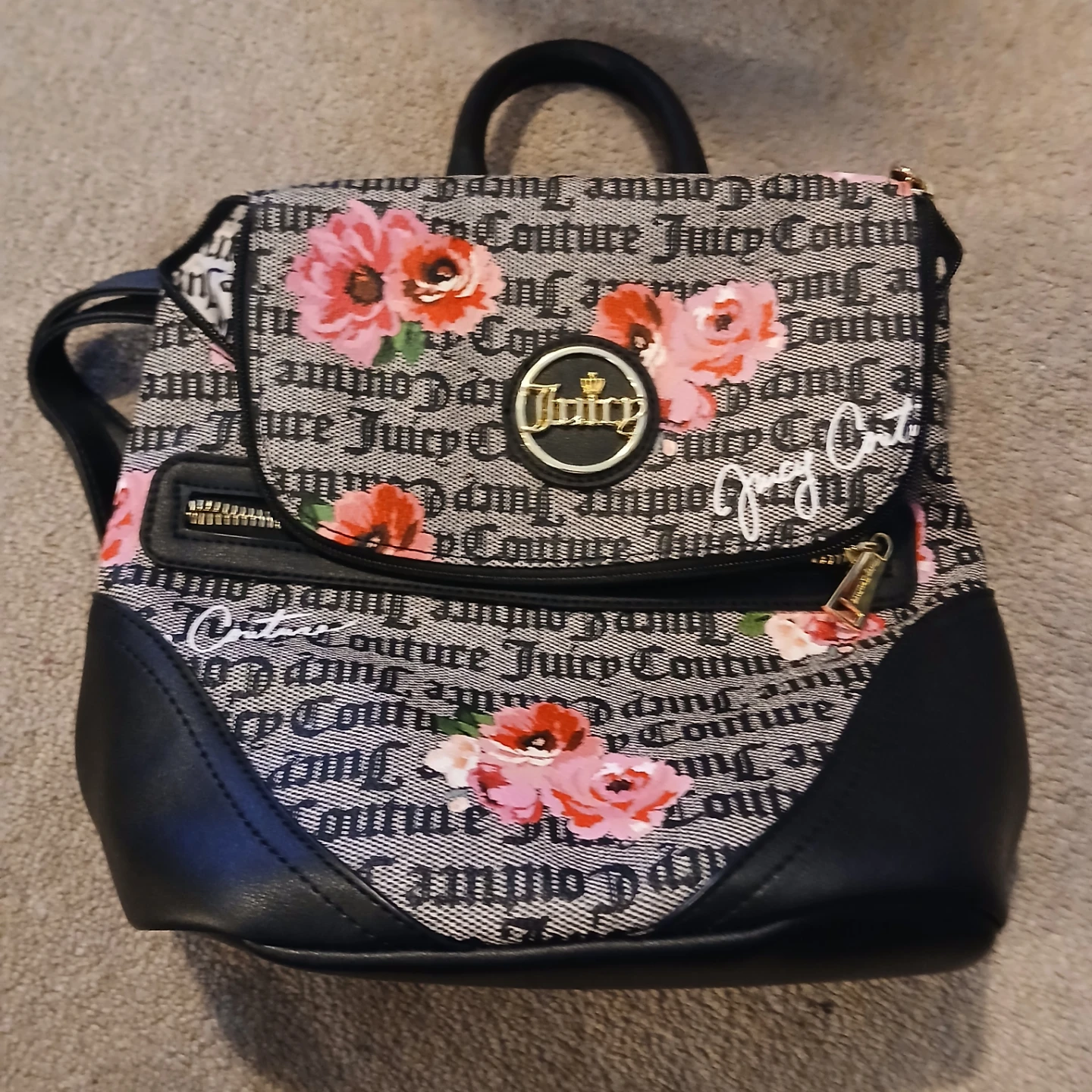 lightly used twice Juicy backpack /purse