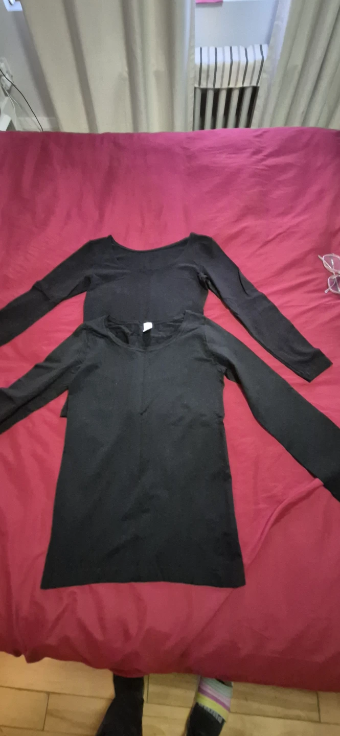 Two Black Long Sleeve Shirts
