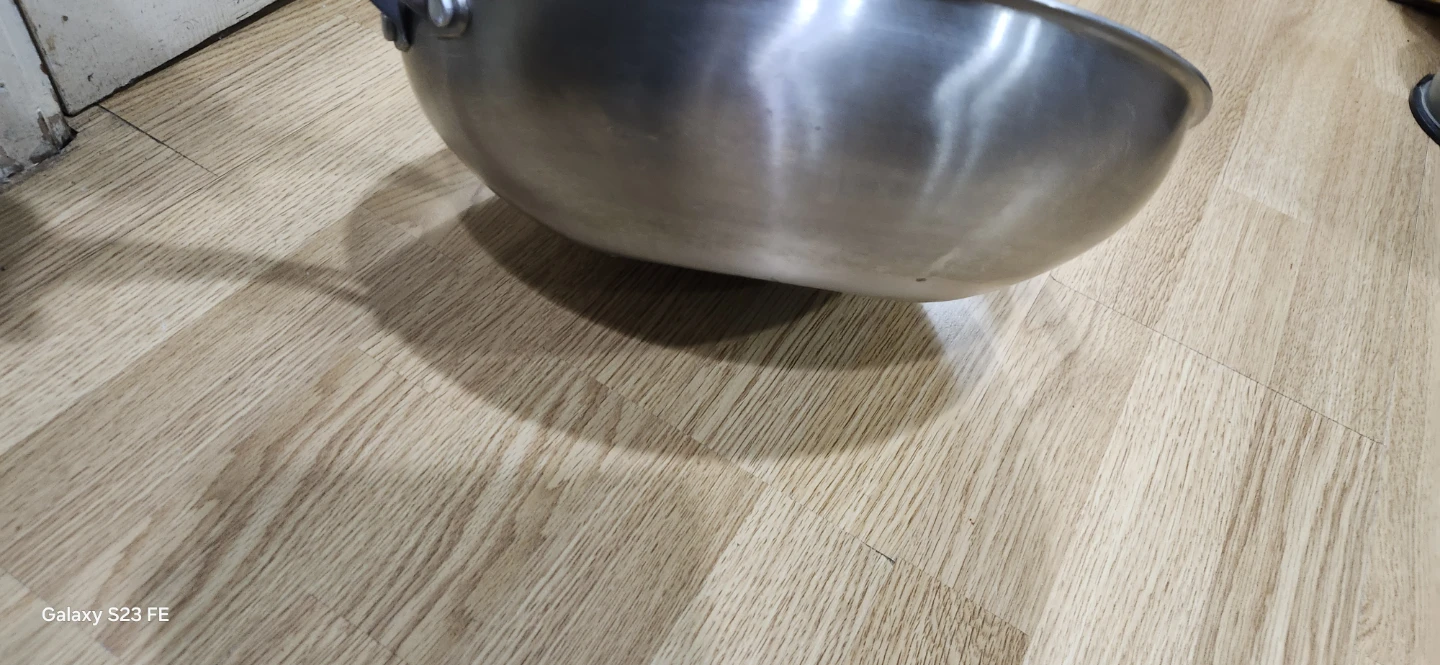 Wok Pan TSTSM STAINLESS STEEL NO STICK flat base - photo 3