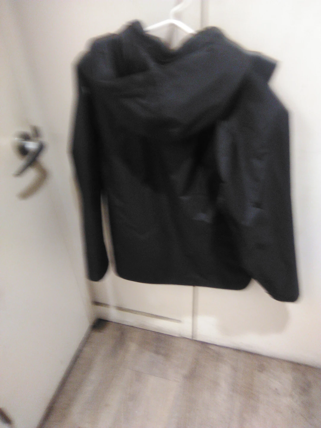 Black Hooded Jacket - photo 2