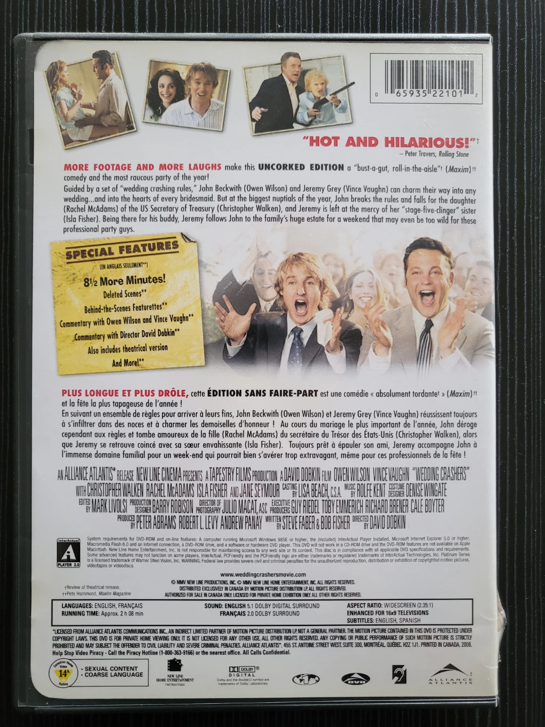 Wedding Crashers DVD - photo 2