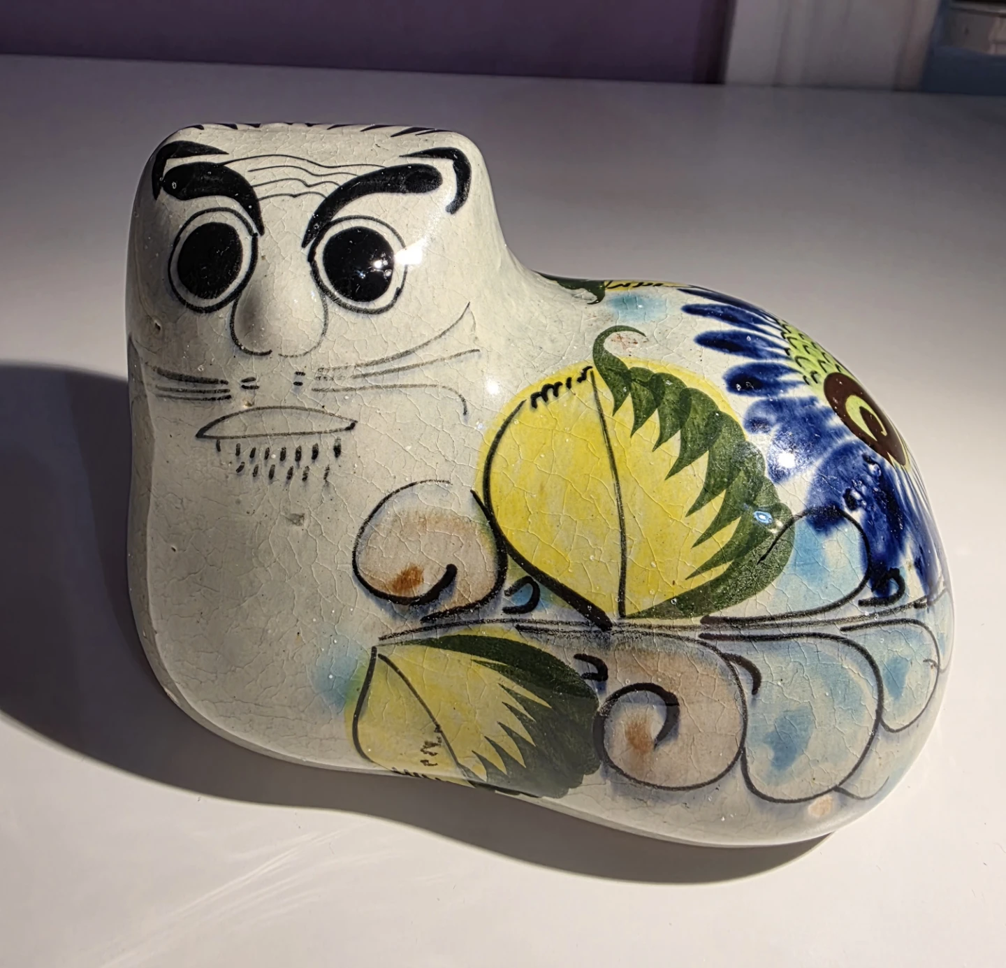 Tonalá Mexican Cat Figurine