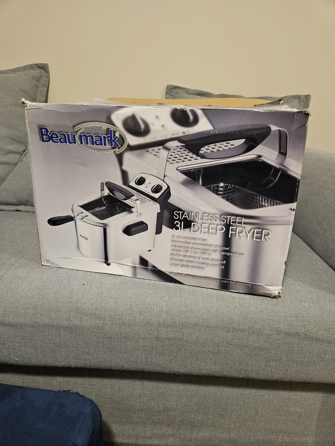 Beaumark 3L Deep Fryer - Stainless Steel