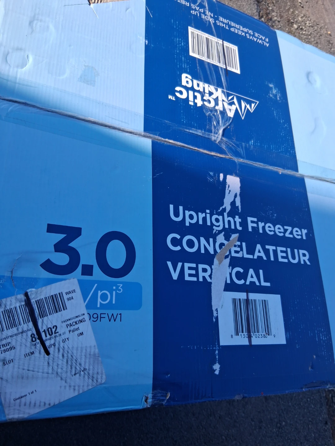 Arctic King 3.0 cu ft Upright Freezer - New in Box! - photo 2
