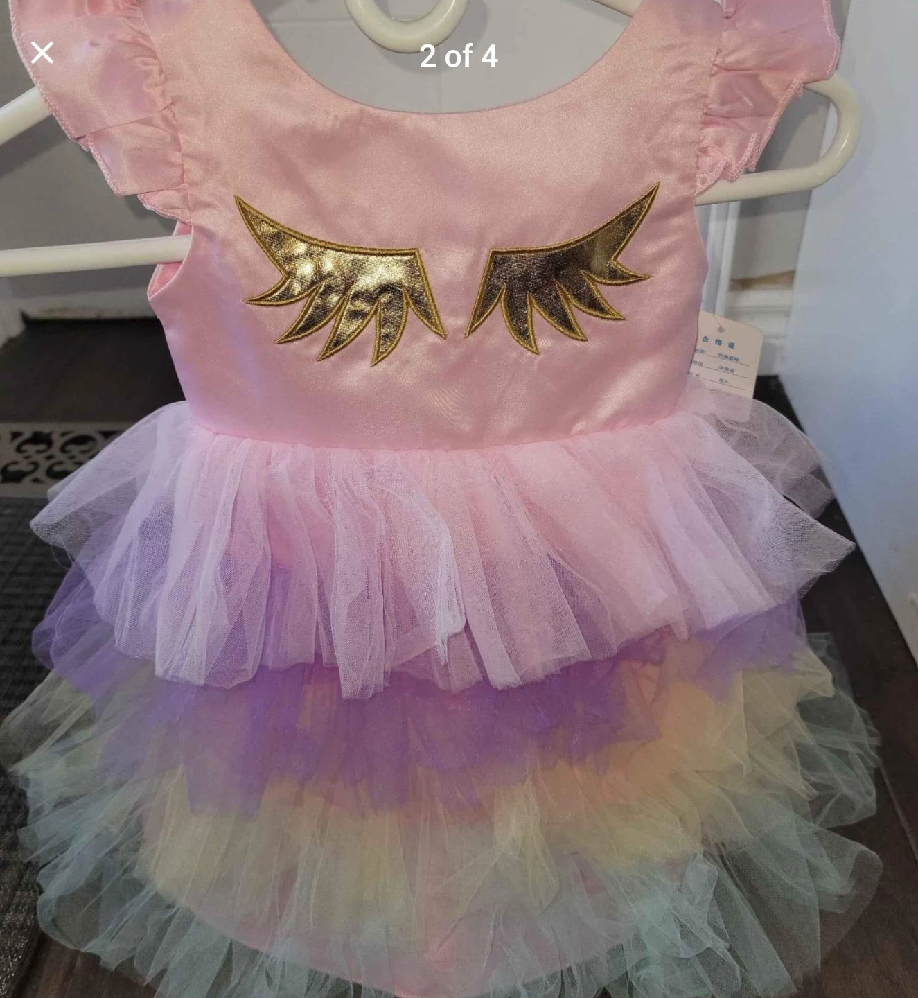 Pink Unicorn Dress age 3-4 - photo 2