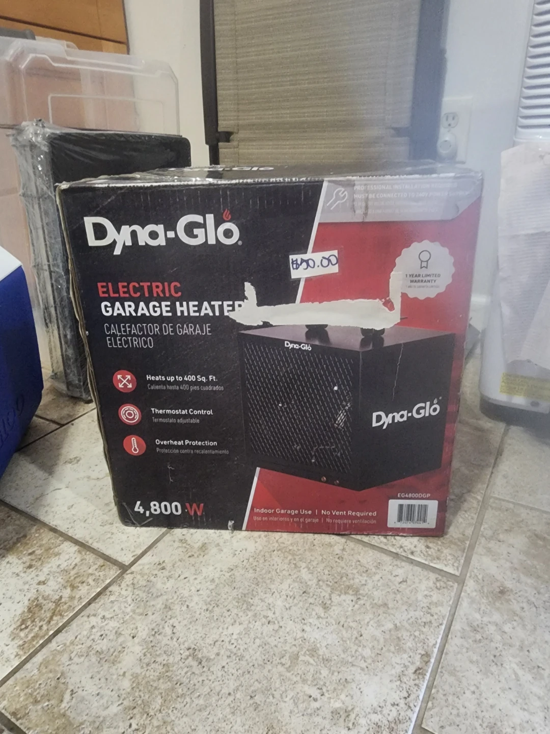 Dyna-Glo Electric Garage Heater 4,800W