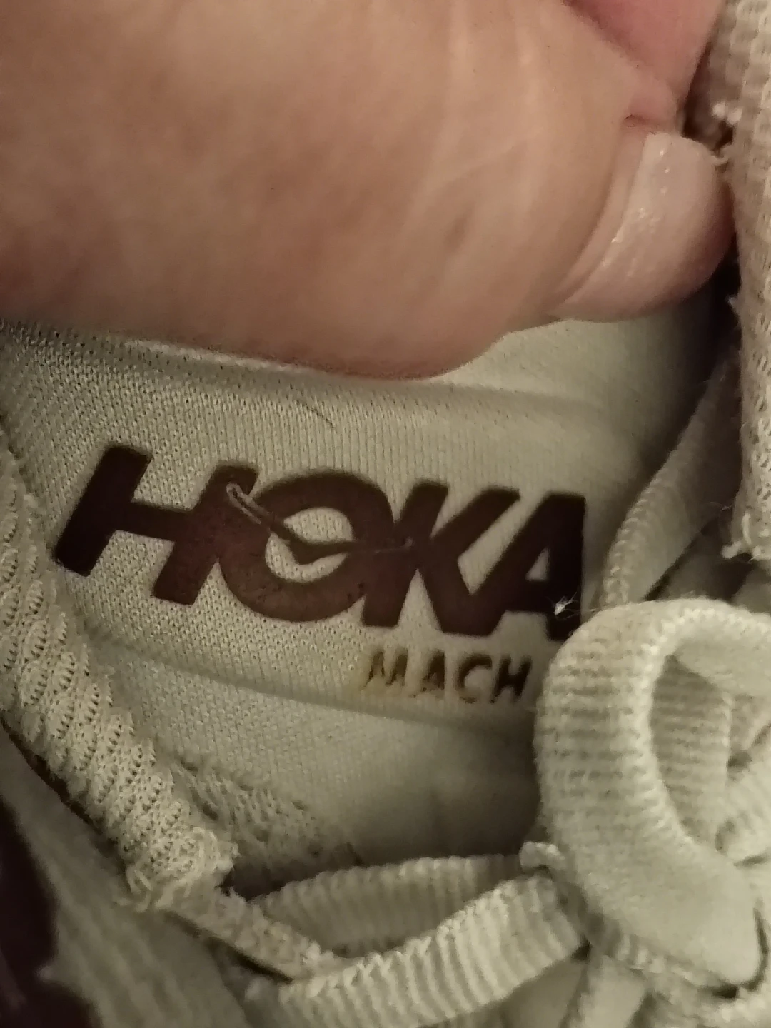 Hoka Mach 5 Women's Running Shoes Size 8.5 White/Tan - photo 3