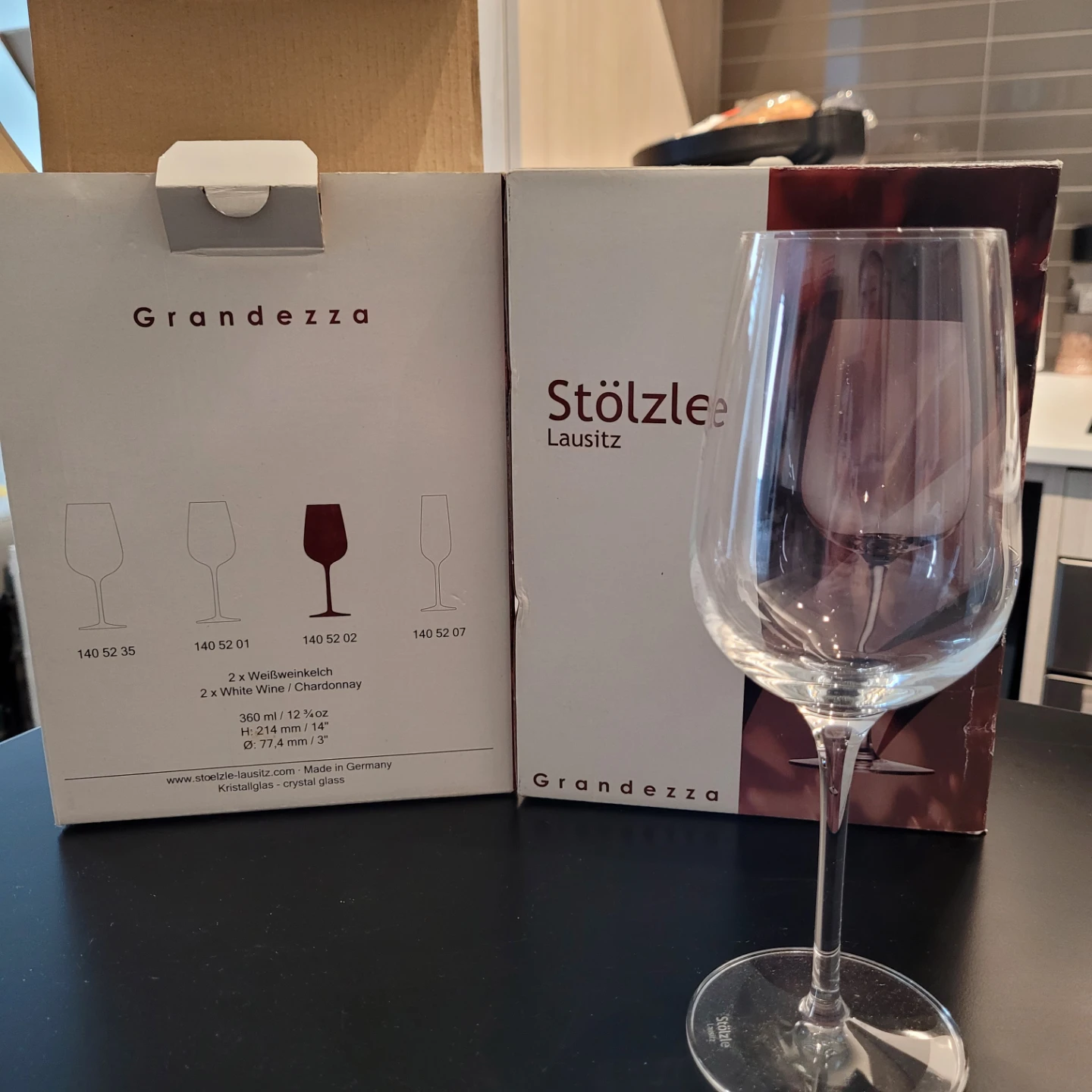 Stölzle Grandezza Wine Glasses - New in Box