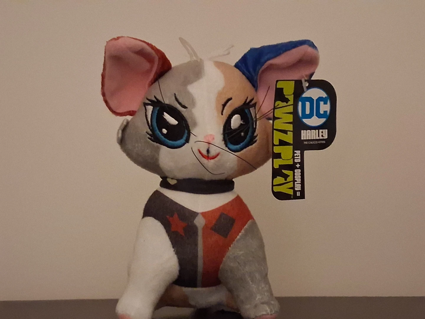 DC Harley Quinn Calico Kitten Plush
