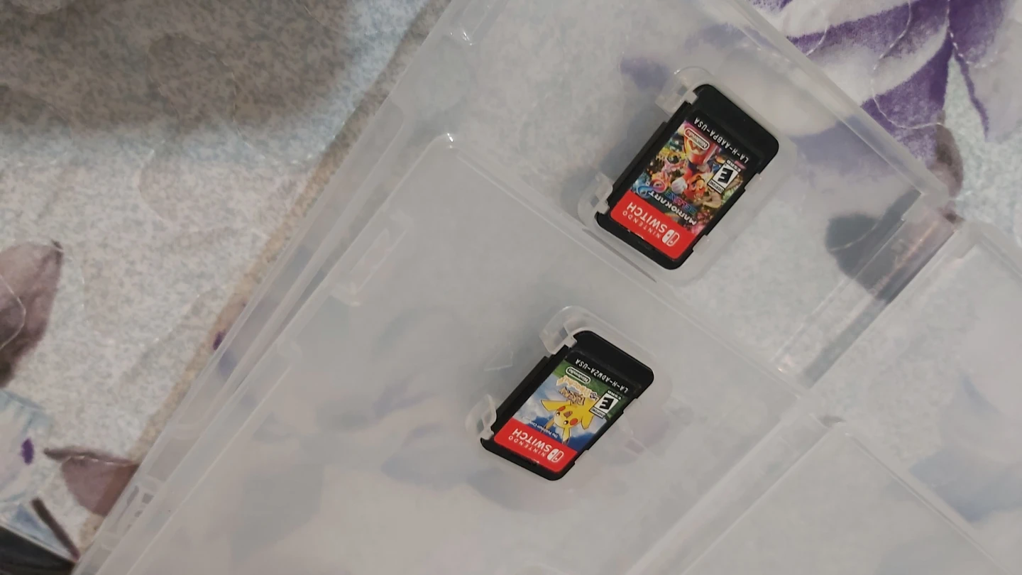 Mario and Pokemon Lets Go Pikachu