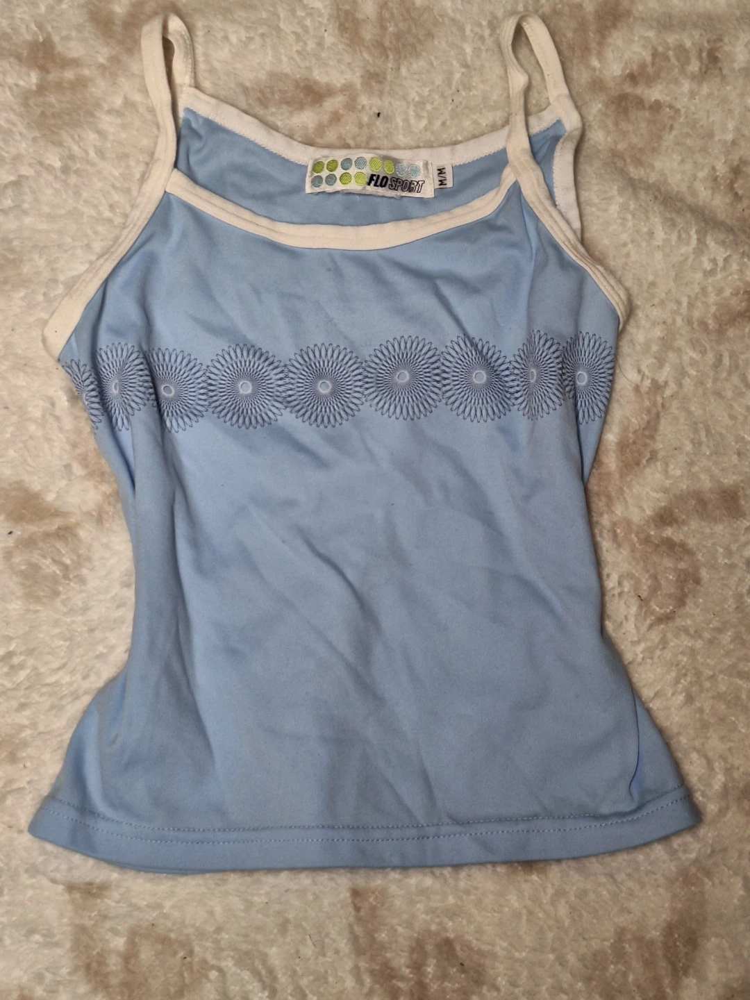 Blue tank top