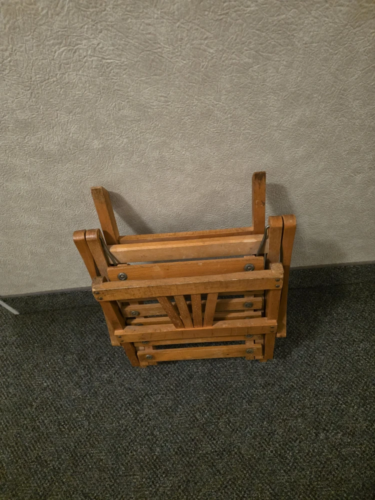 childrens Wooden Folding Chair