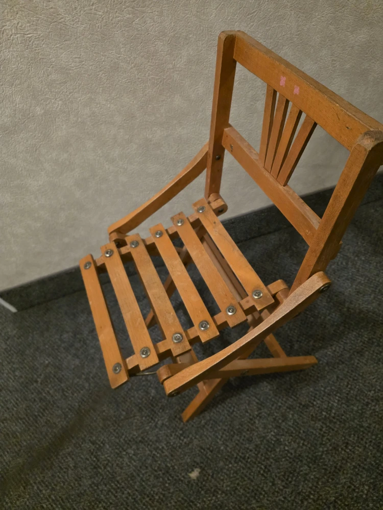 childrens Wooden Folding Chair - photo 3