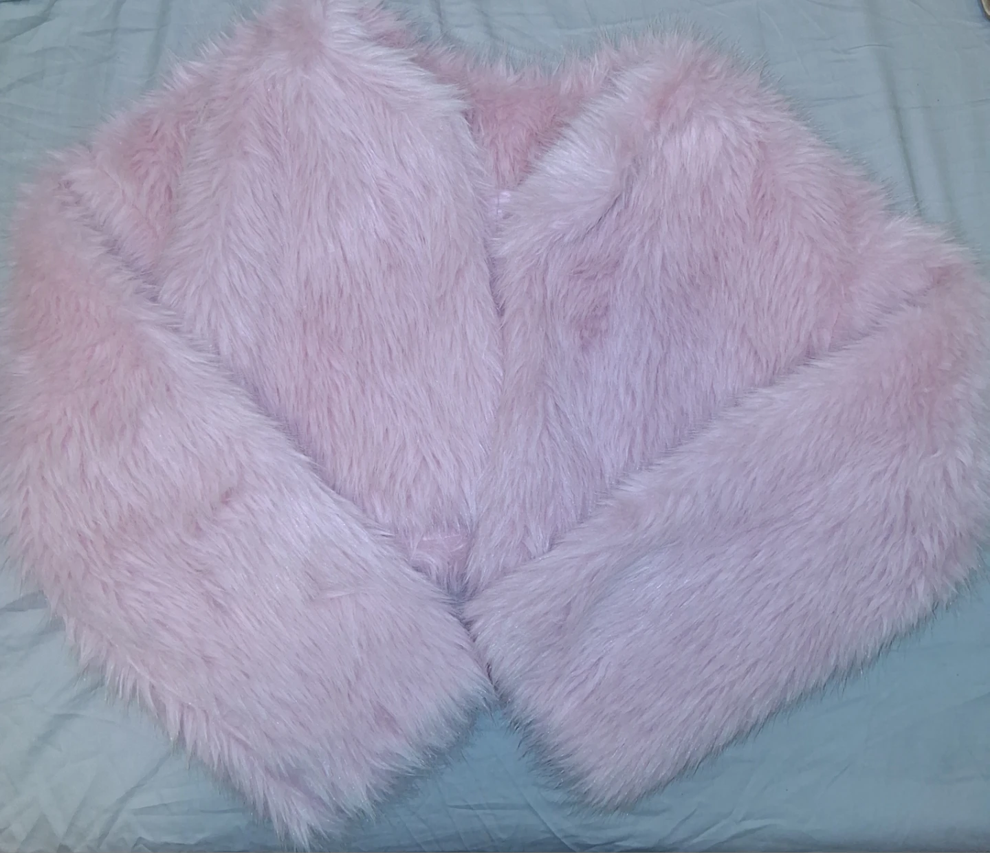 Pink Faux Fur Jacket