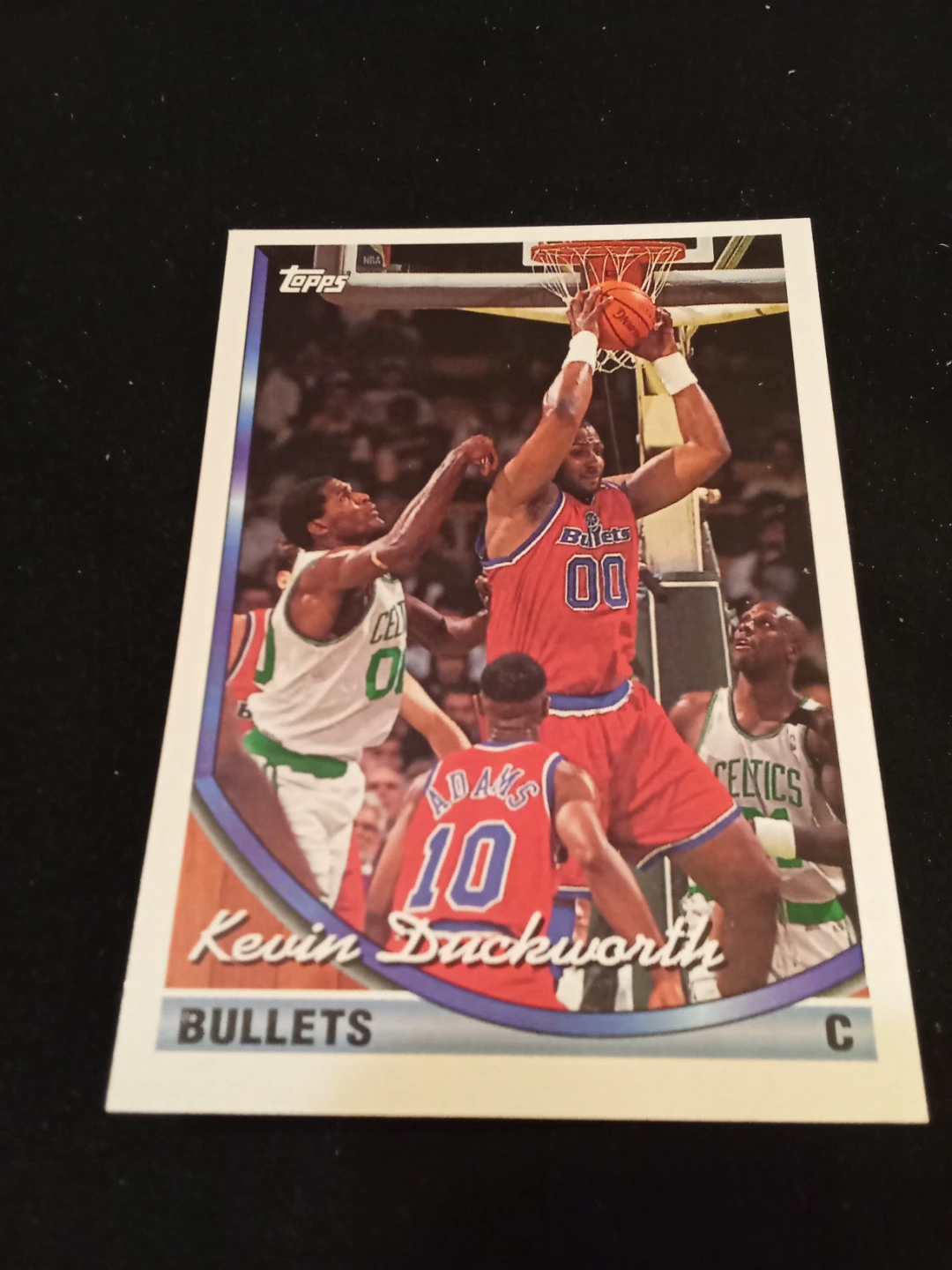 Lot of 3 Topps NBA Basketball Cards: Malone,  Duckworth