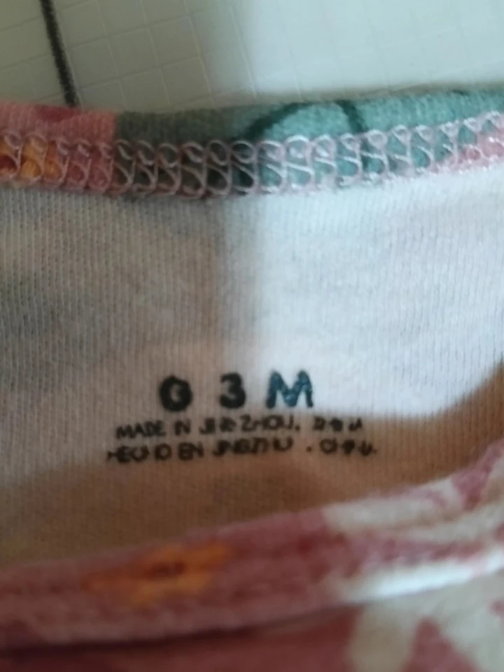 Floral Baby Onesie - Size 3M - photo 2