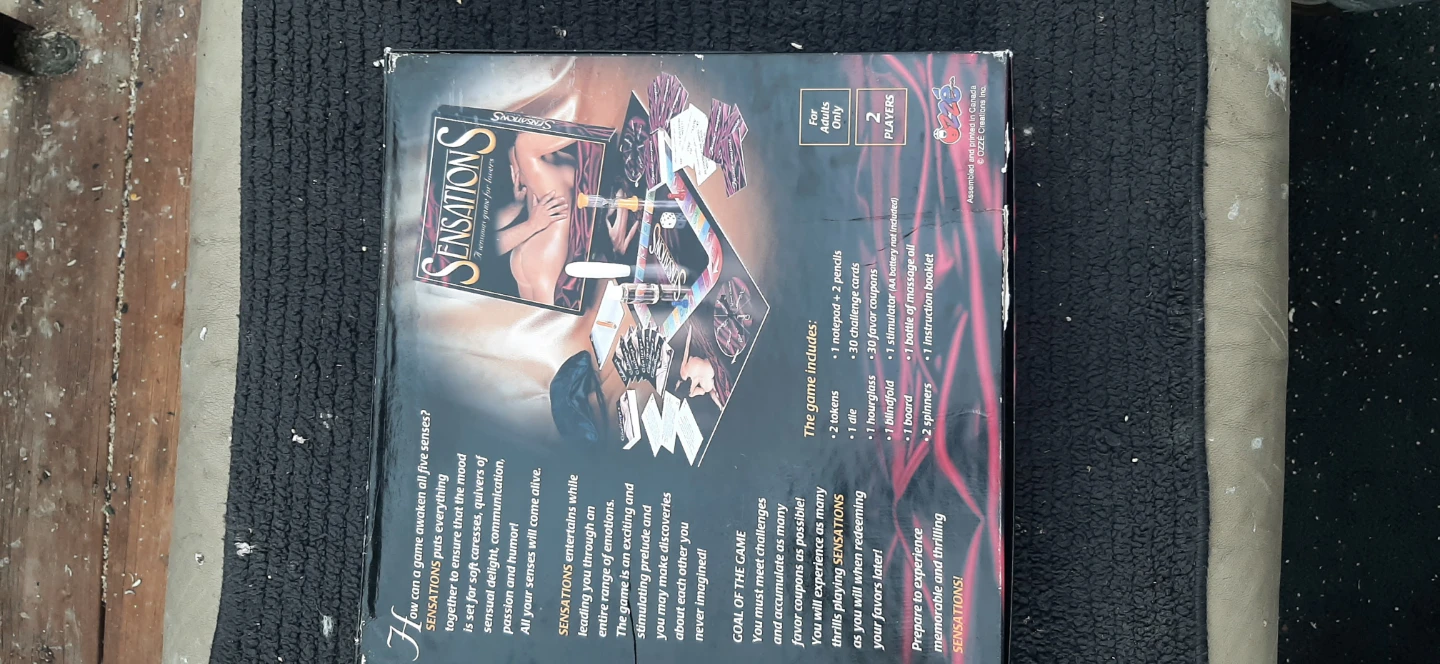 Sensations: A Sensual Game for Lovers