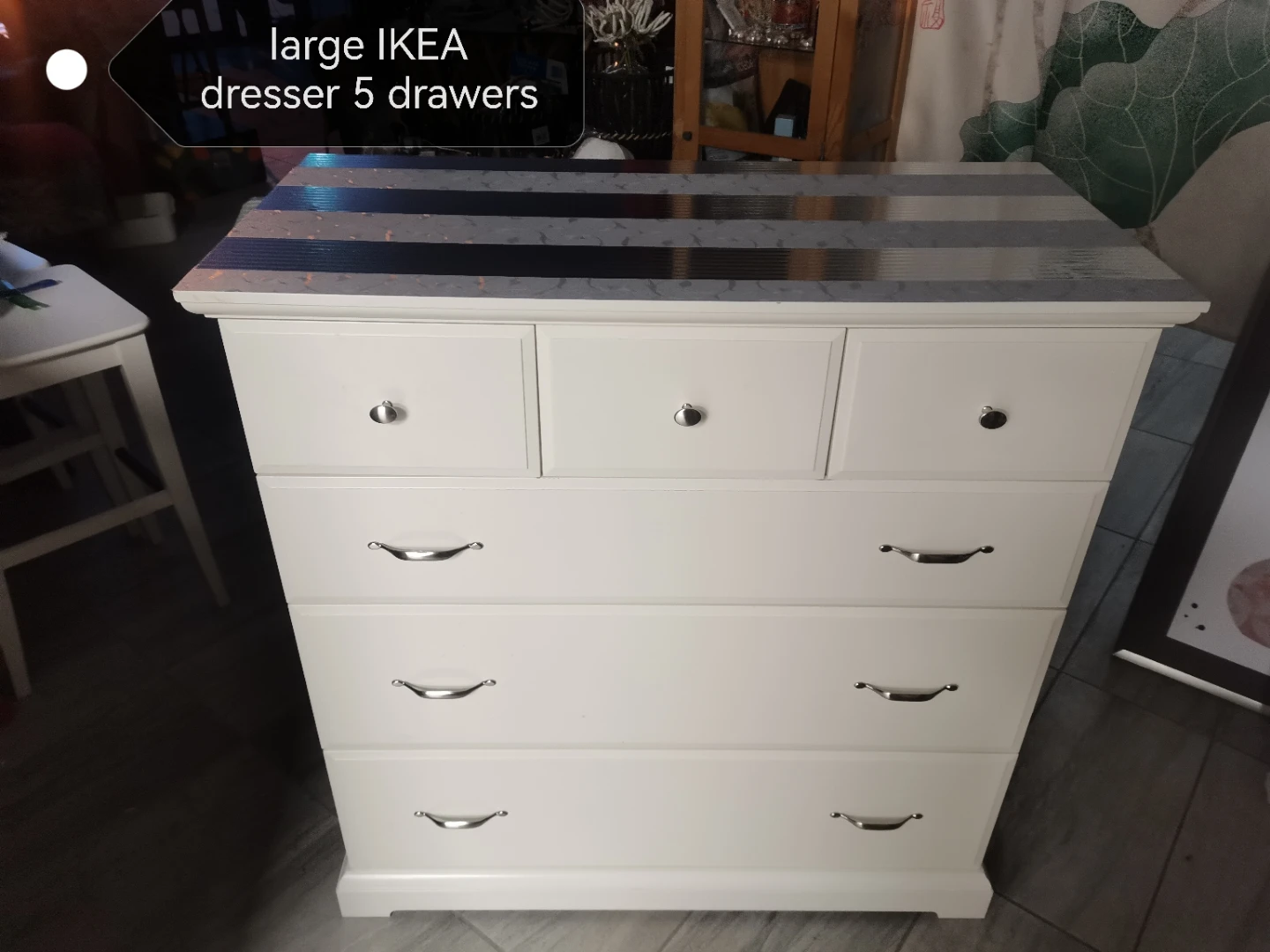 IKEA White 5-Drawer Dresser - Large Size - photo 4