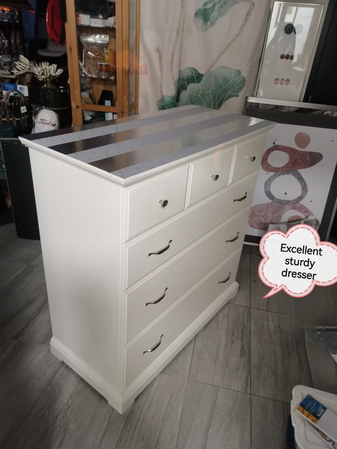 IKEA White 5-Drawer Dresser - Large Size - photo 5
