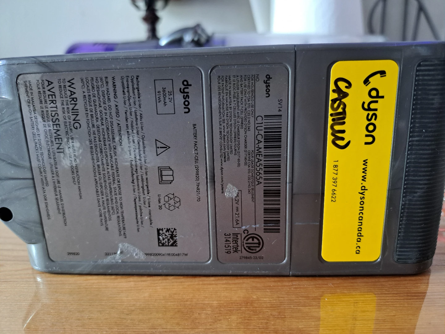 Dyson V11 SV14 Battery Pack 25.2V 3600mAh