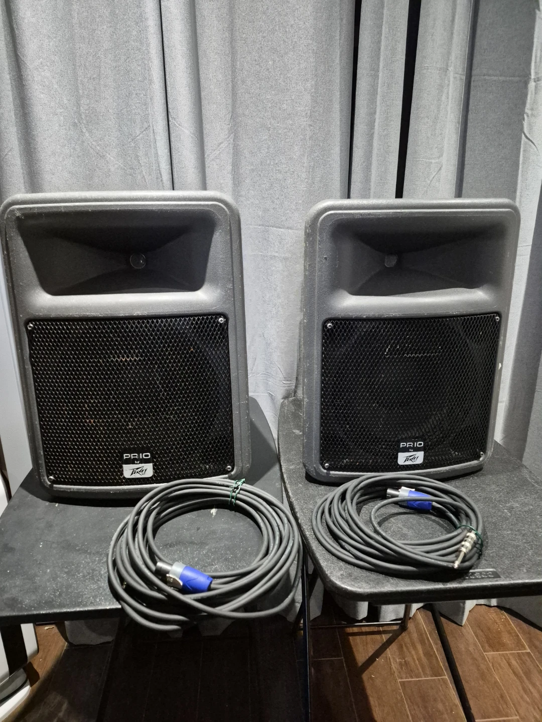 PAIR OF PEAVY PR 10 PASSIVE SPEAKERS 400 WATTS