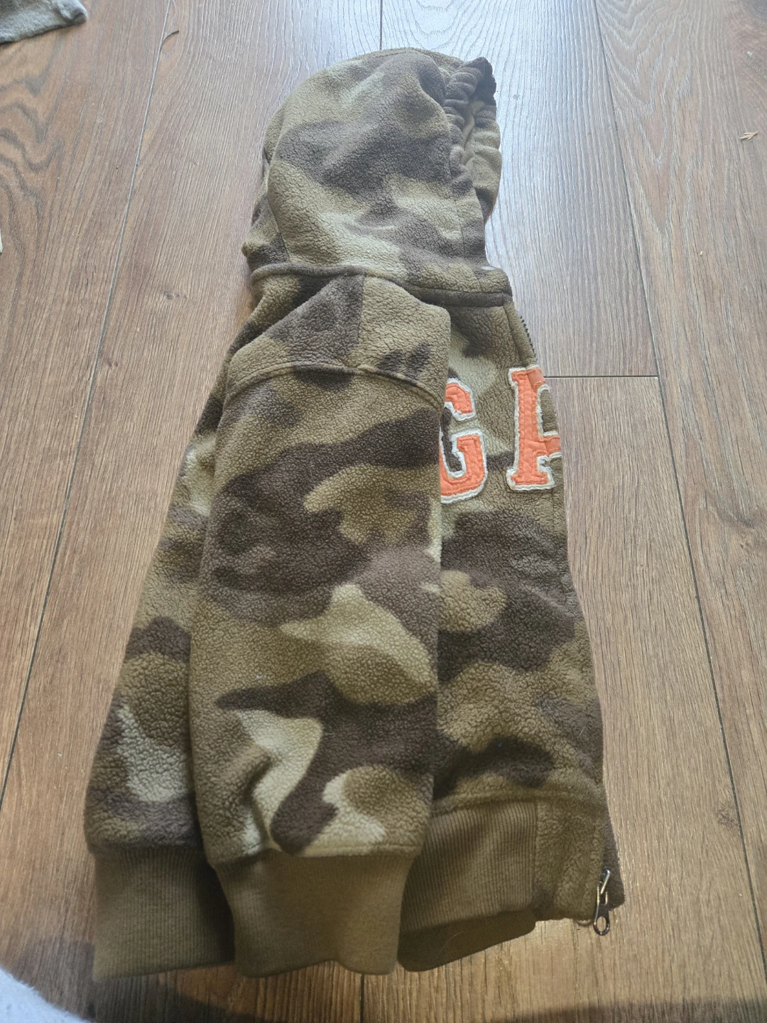 Gap Camo Fleece Zip Hoodie
