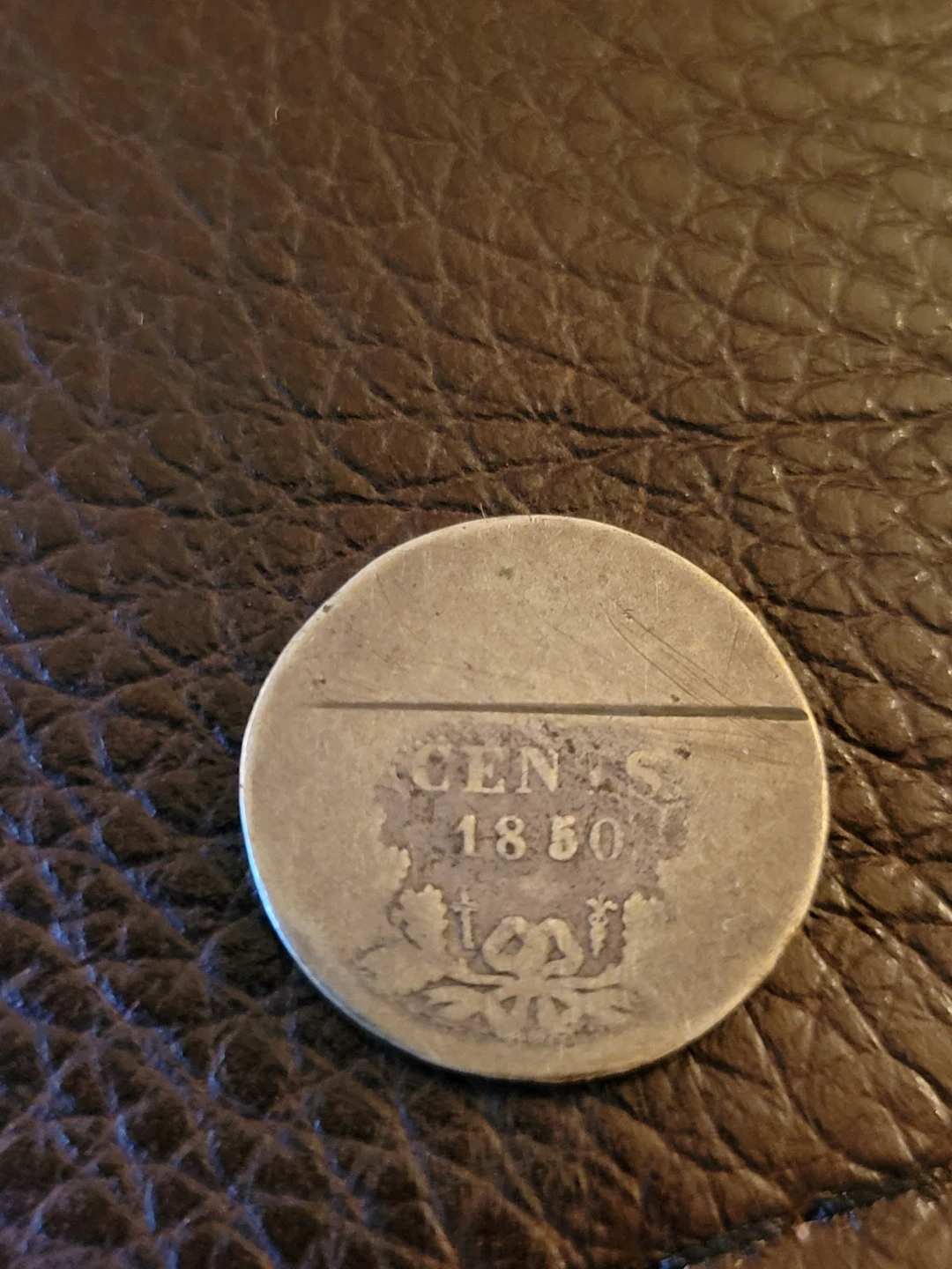 Netherlands 1850 5 Cents Silver Coin