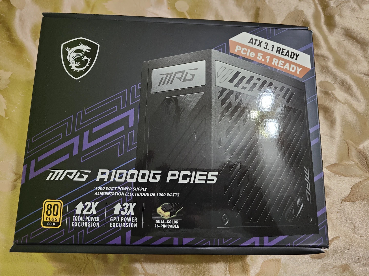 MSI MAG A1000G PCIE5 1000W Power Supply - New
