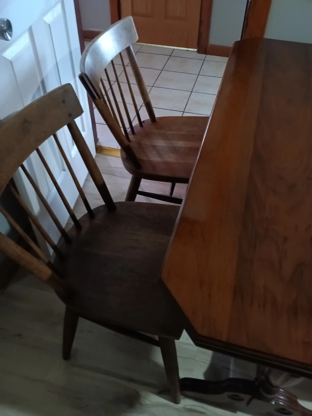 Wooden Dining Table and Chairs Set