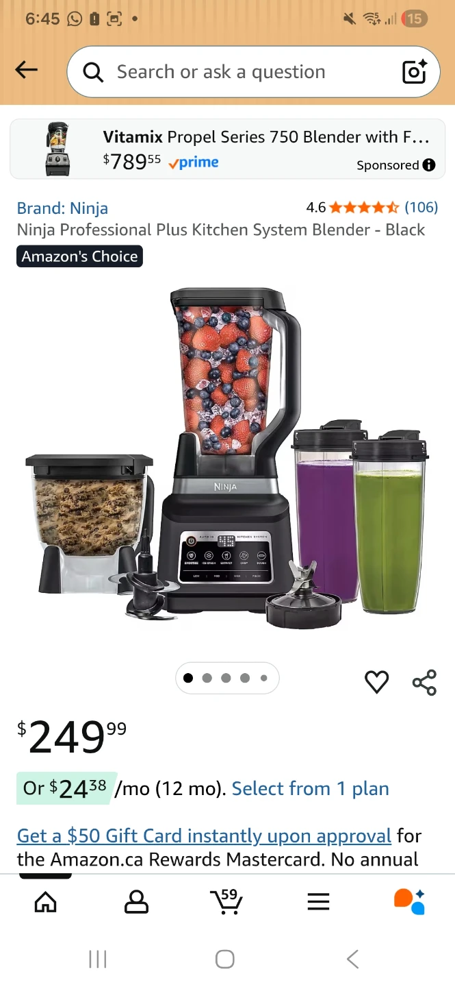 Ninja Professional Plus Kitchen System Blender
