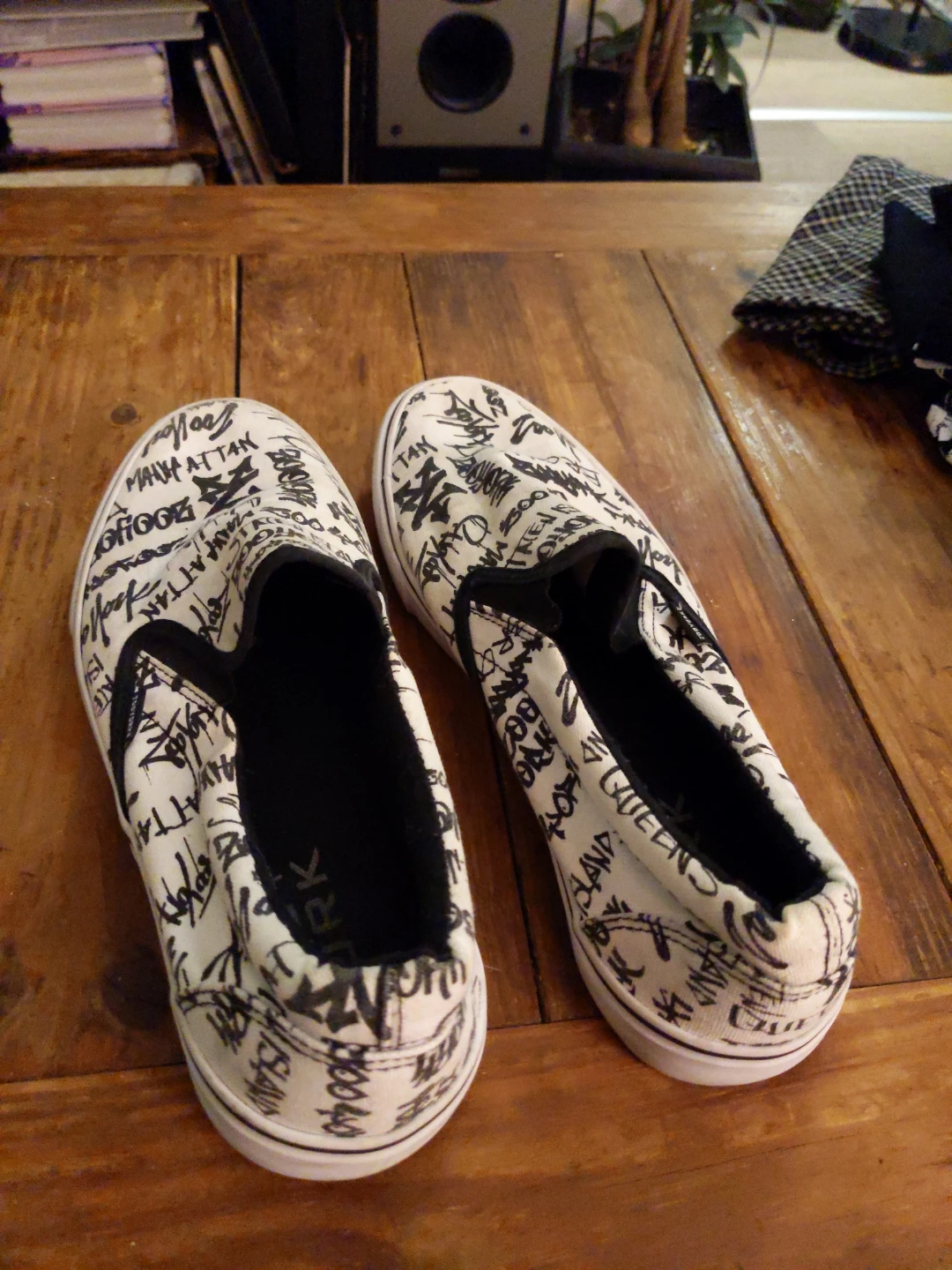 Graffiti Slip-On Shoes - Men's Size 10 - photo 4