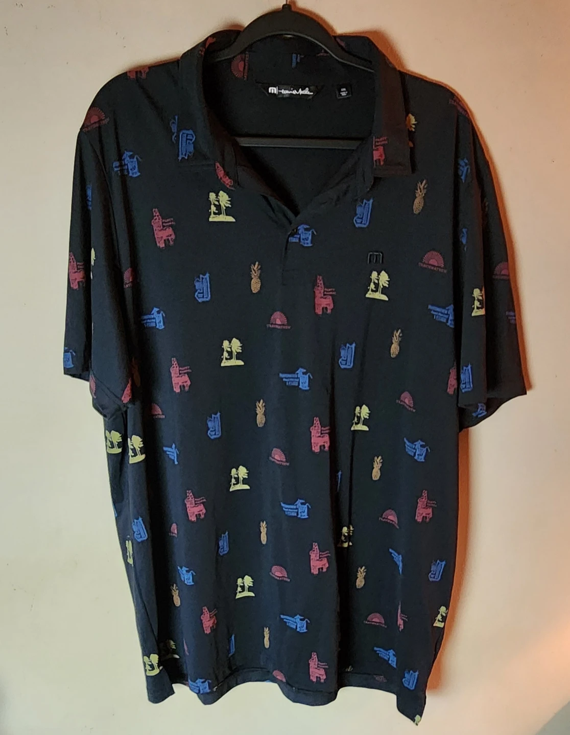 Travis Mathew Button Up Polo Shirt