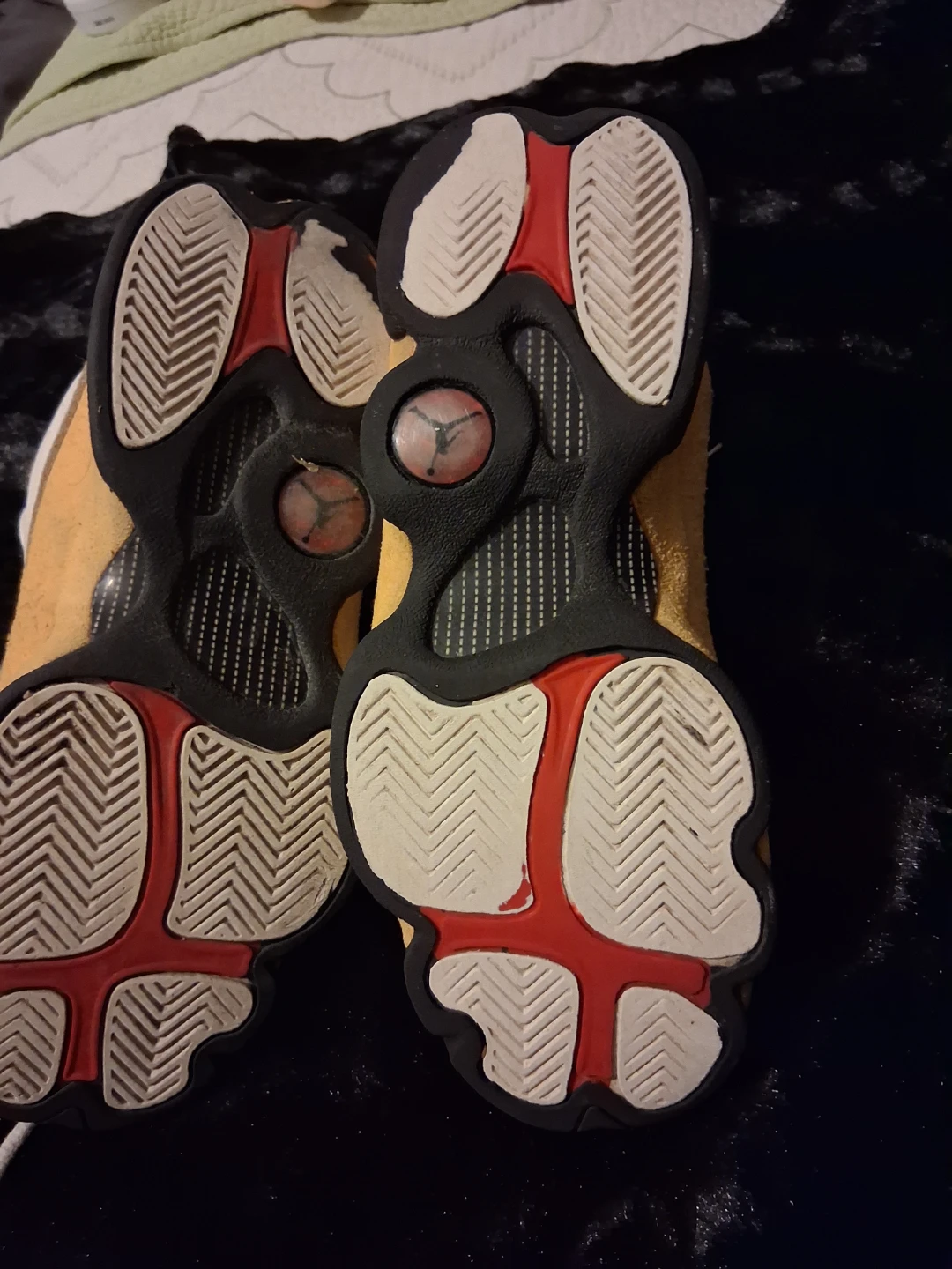Jordan 13 Retro White/Yellow Sneakers - photo 4