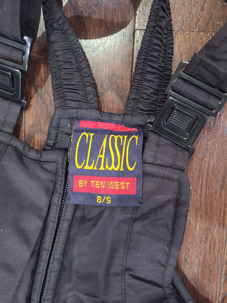 Black Snow Pants Size 8/S - photo 3