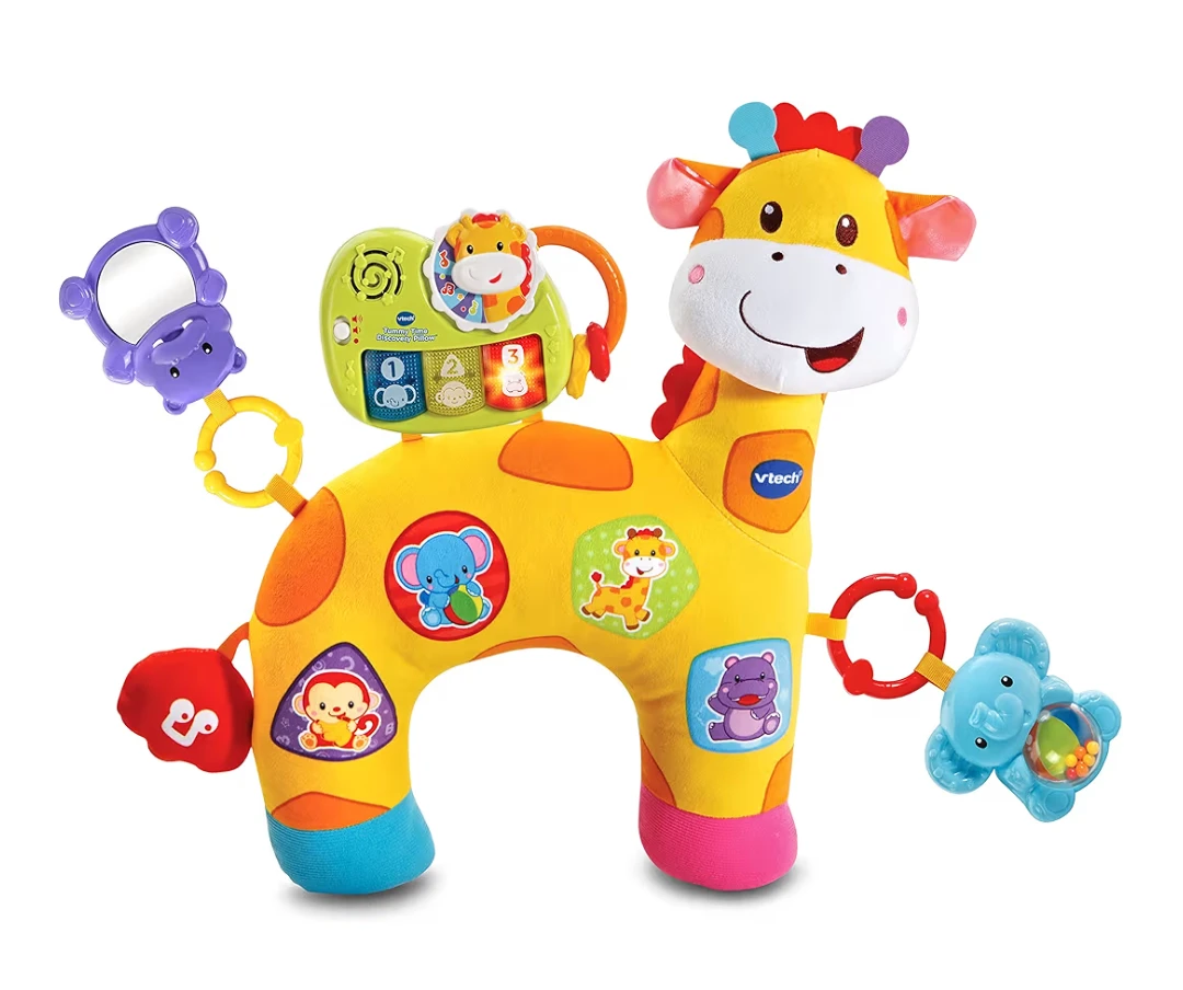 VTech Tummy Time Discovery Pillow Giraffe