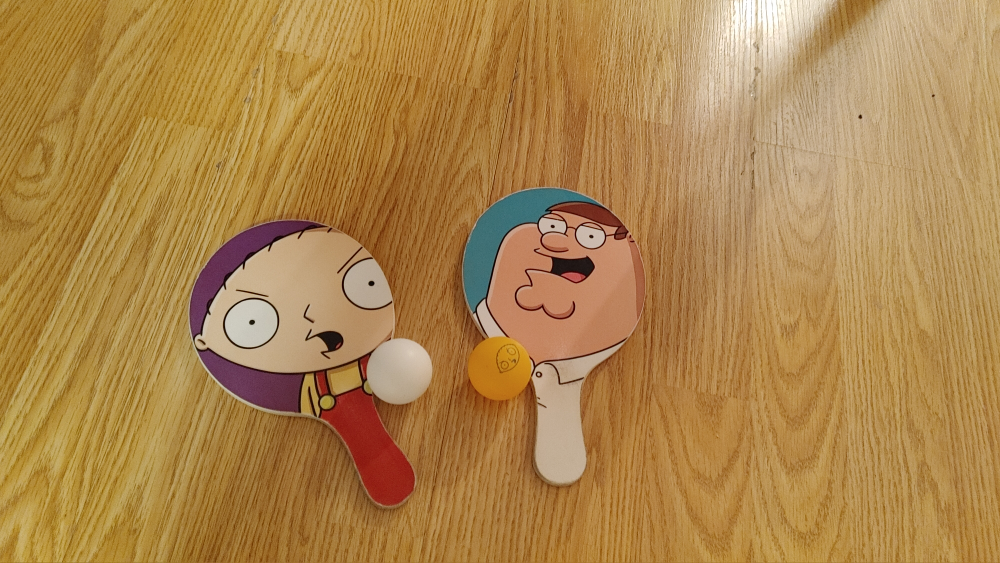 Family Guy Ping Pong Paddles