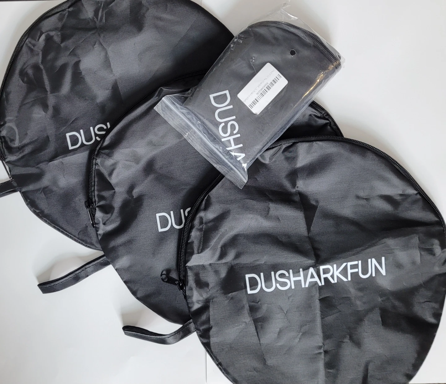 Dusharkfun Black Travel Laundry Bag 3 pcs