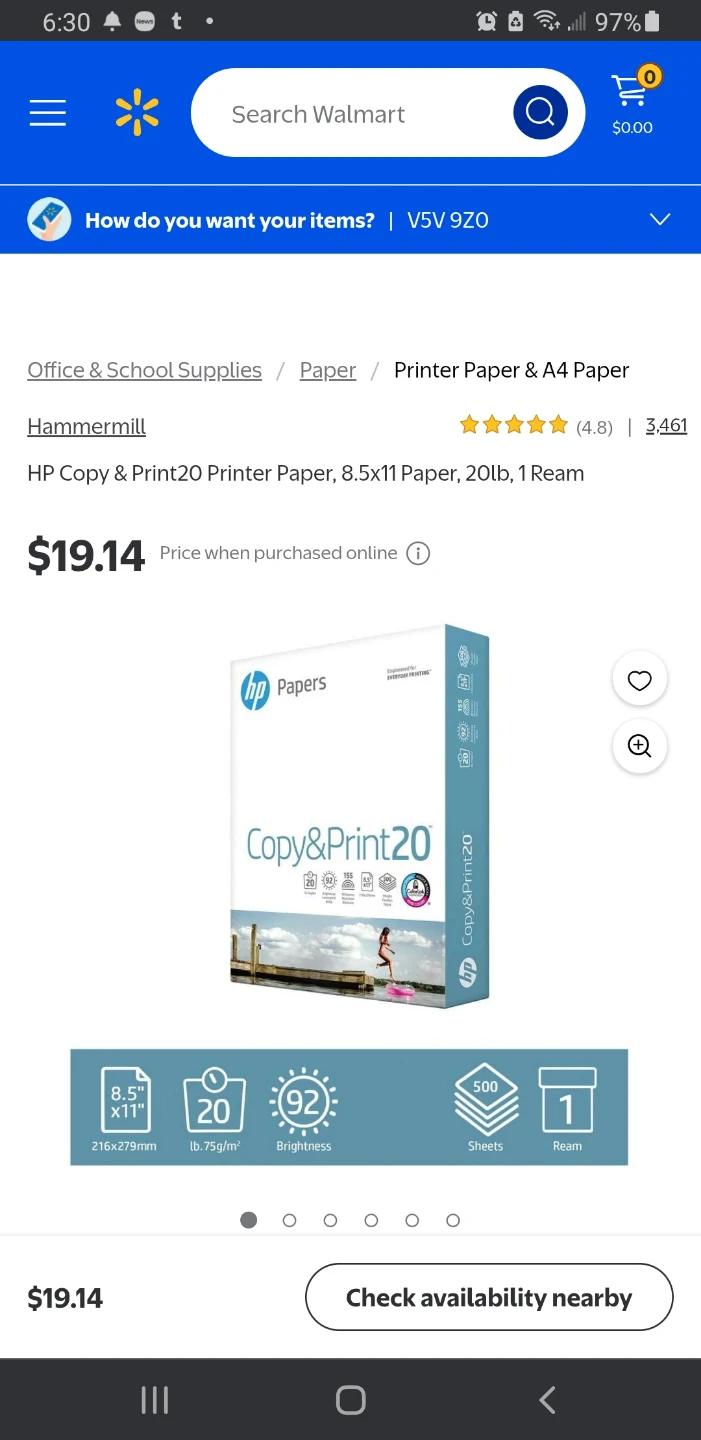 HP Copy & Print20 Printer Paper - 8.5x11 - photo 4