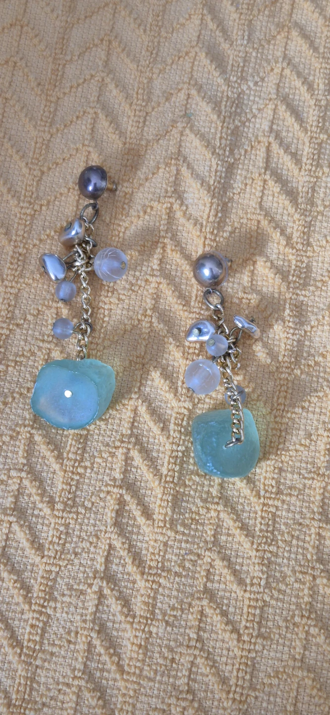 Dangle Earrings - Silver Tone