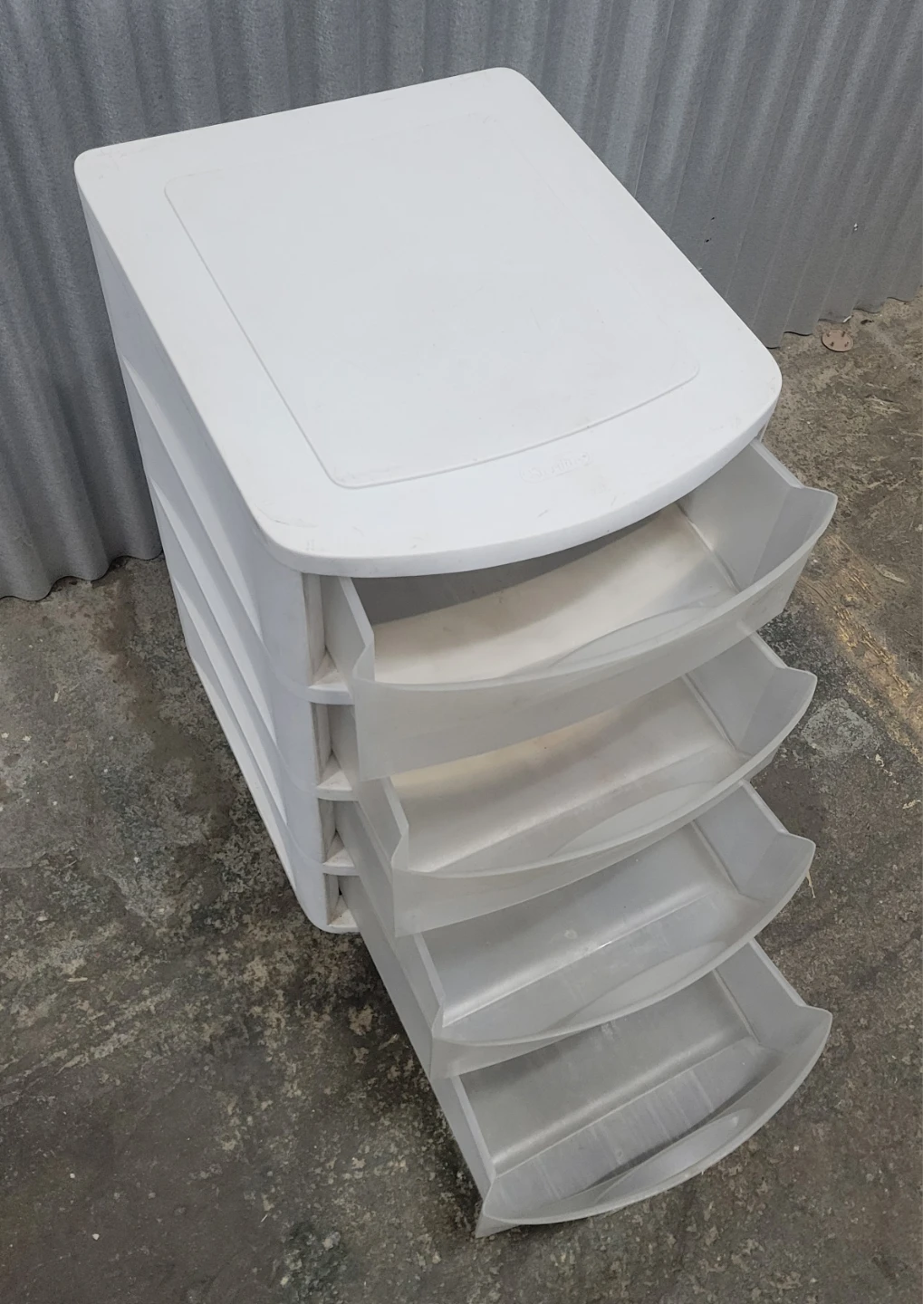 Sterilite 4-Drawer White Storage Tower - photo 2