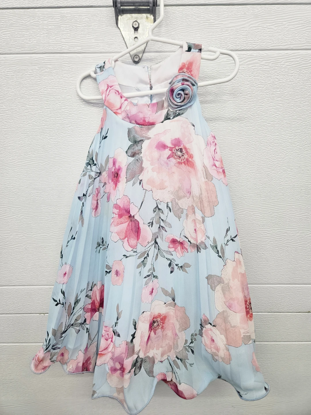 Iris & Ivy Girls Dress - Blue Floral Print - Size 4T
