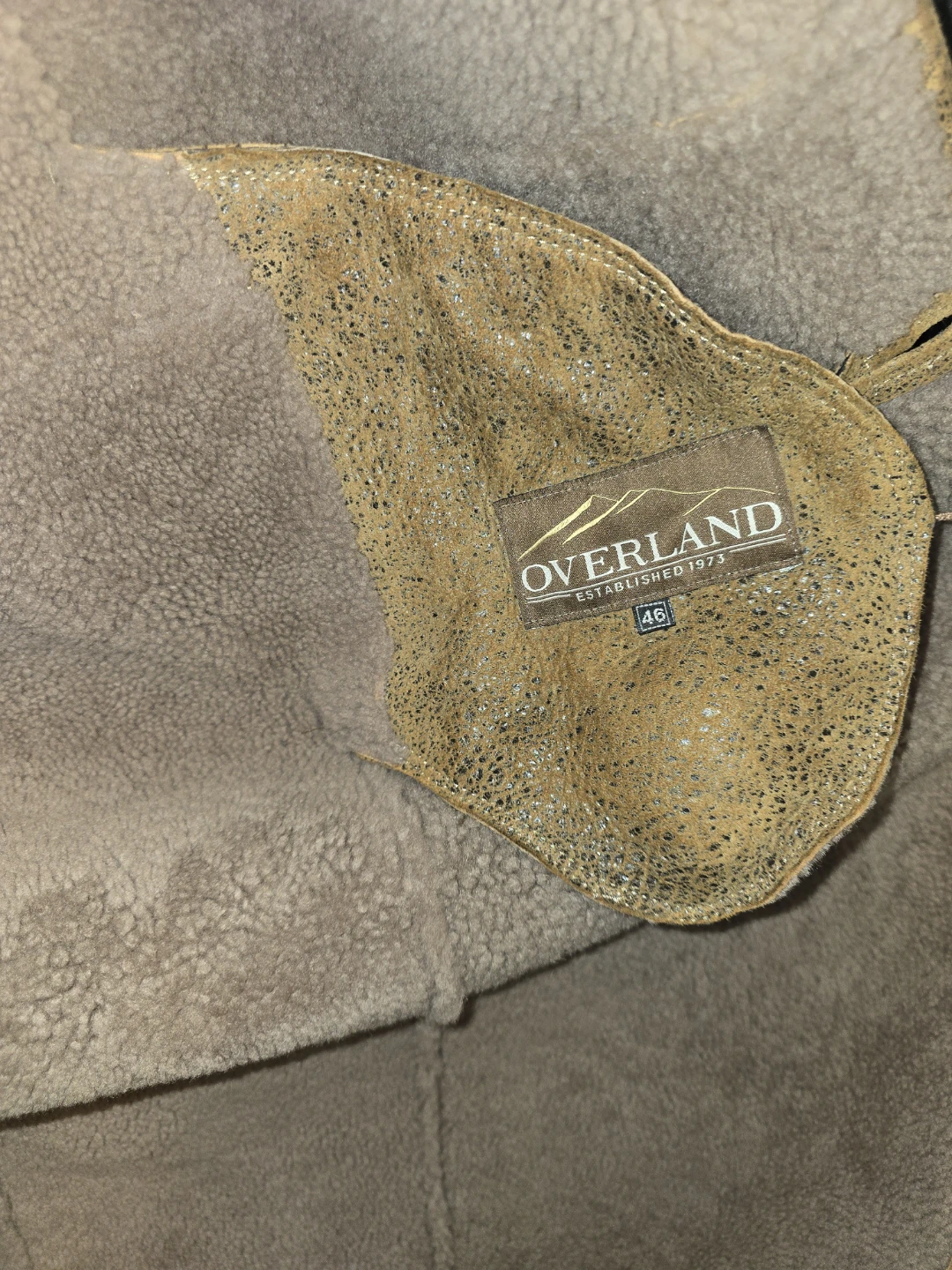 Overland Shearling Coat Size 46