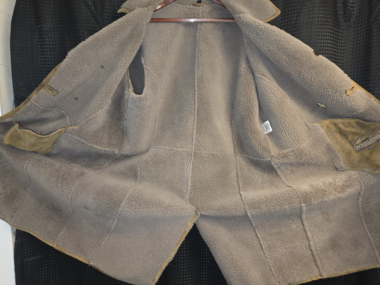 Overland Shearling Coat Size 46 - photo 4