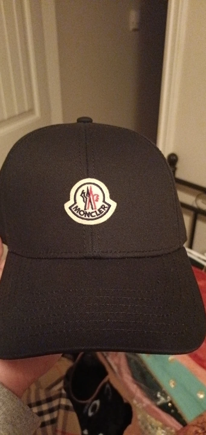 Moncler Black Baseball Cap - O/S brand new with price tags