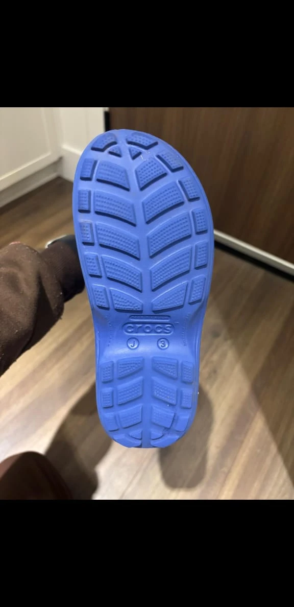 Crocs Handle It Rain Boots - Blue, Size J3 - photo 3