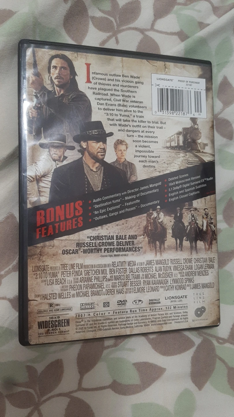 3:10 to Yuma (DVD) - photo 2
